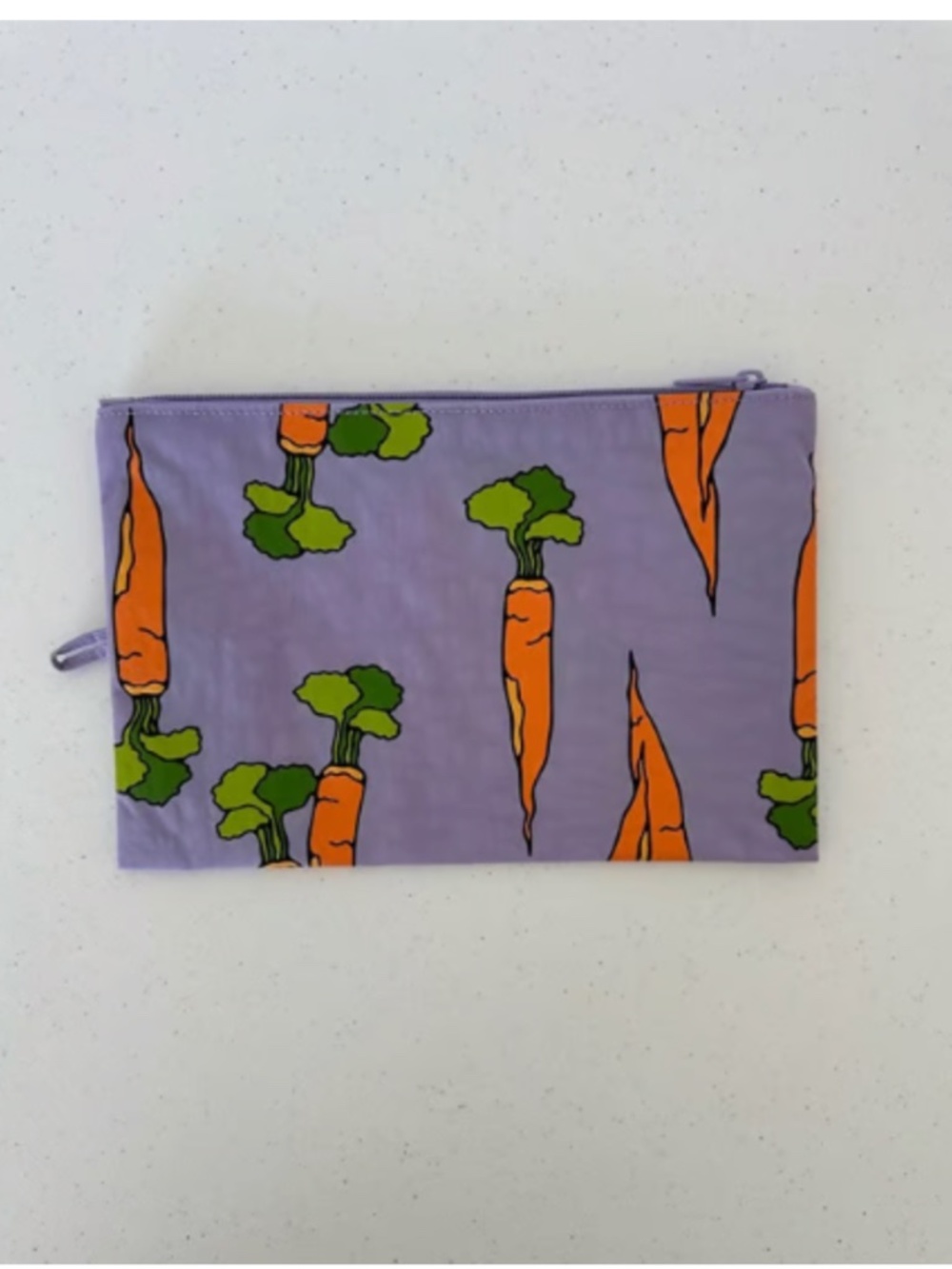 Baggu LARGE Flat Pouch - Carrots & Berries